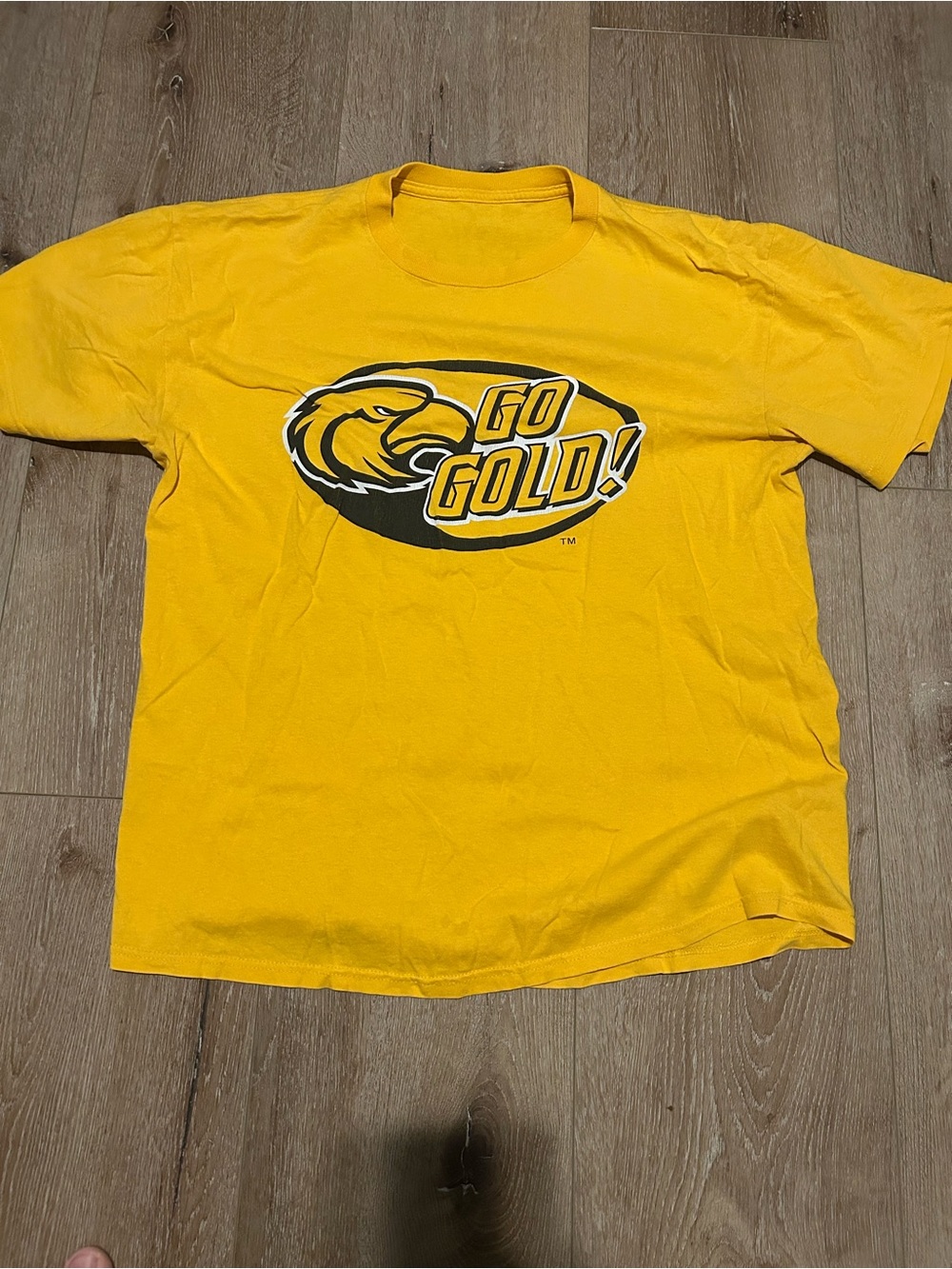Gildan Men's Bright Yellow 'Go Gold!' Graphic Tee